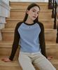 SWEET SOUP Lettering Point Raglan Sleeve Knit (Wbalkf2)