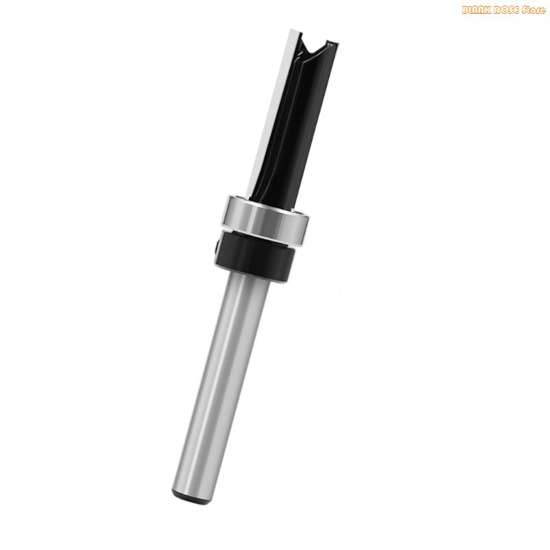 K1AE Black Coated Milling Cutter For Wood Plastic Composite Materials 1/4Inch Shank