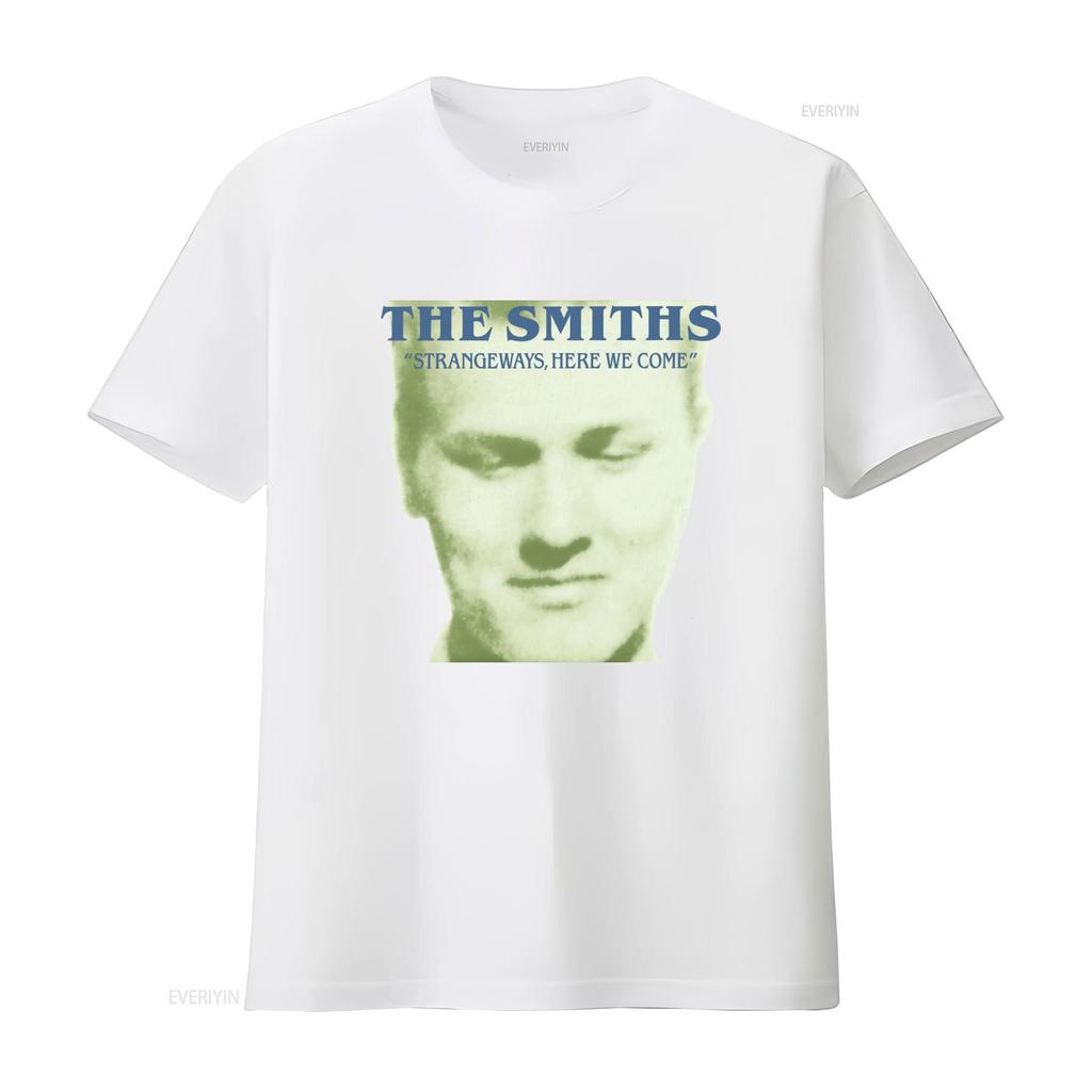 The Smiths Strangeways Here We Come T Shirt Rock Band Print Vintage Washed Streetwear Top For Everyday Wear Graphic Stylish