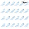 24pcs Mini Princess Crystal High-Heel Shoes Sparkling Plastic Party Decor Weddings Bridal Showers Birthdays Ornaments Decoration