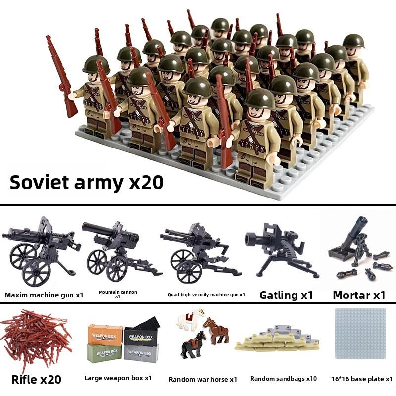 Mattoncini, bambole, bambole umanoidi, giocattoli, mini bambole, bambole umanoidi, giocattoli militari, regali di compleanno, personaggi dei cartoni animati.