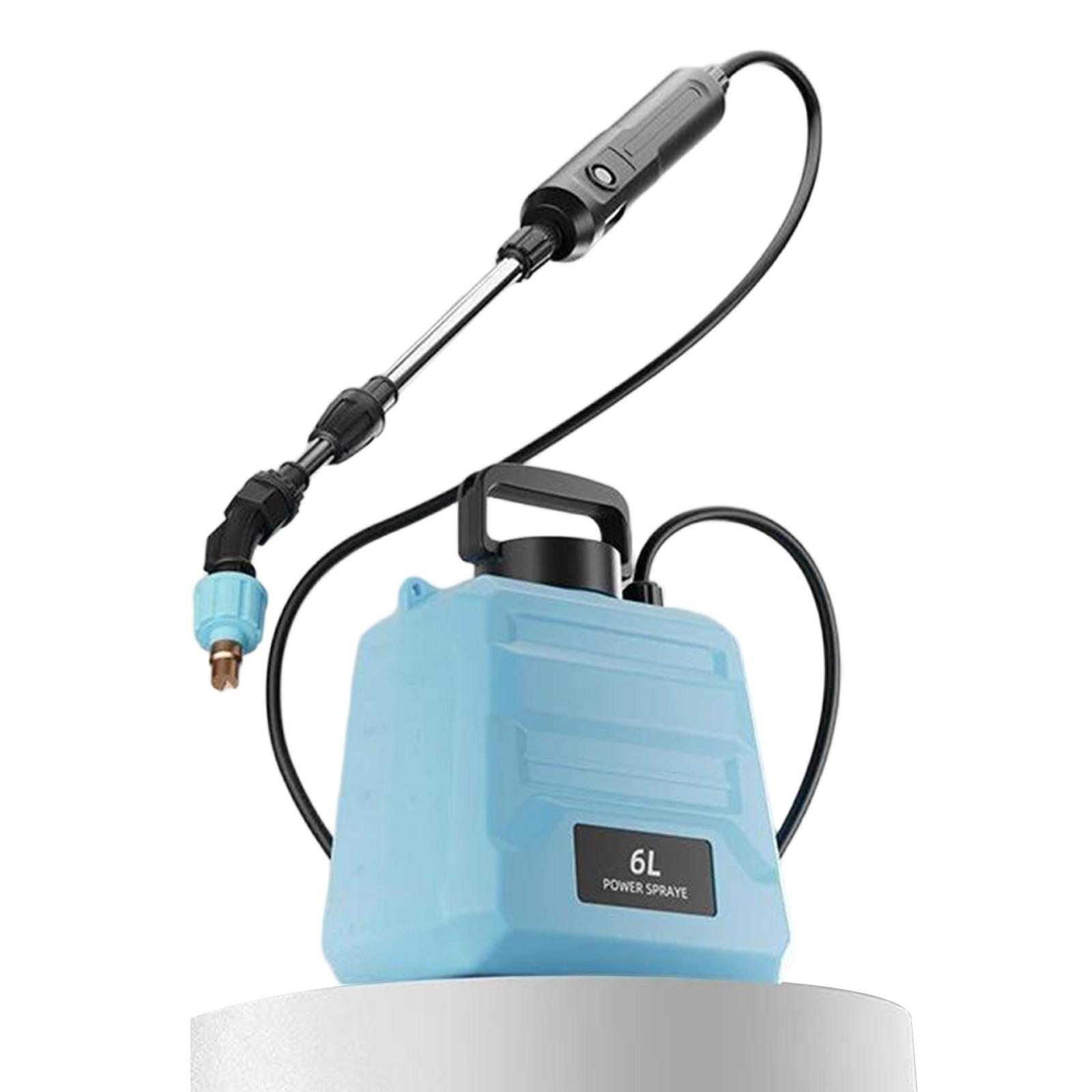Upgraded Electric Weeding Sprinkler Battery Rechargeable Retractable Wand Shoulder Strap Leakproof Sprinkler for Garden