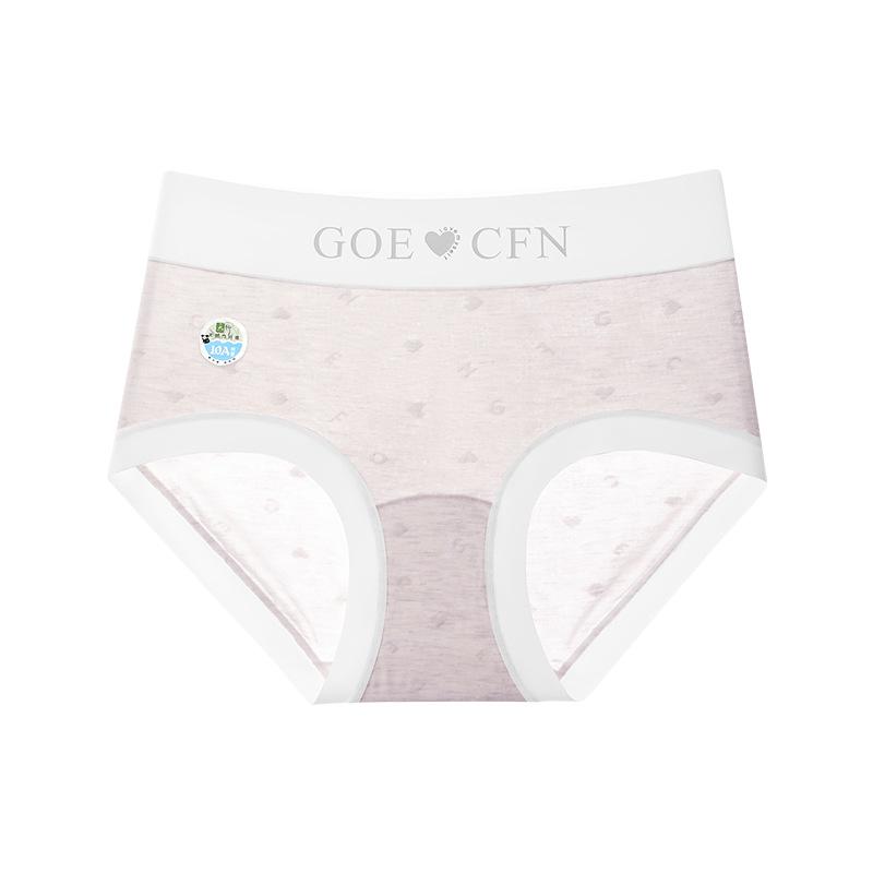 

Большой размер Женские трусы из чистого хлопка, цветной хлопок, с высокой талией, 10A бактериостатические, с удлиненной ластовицей, бесшовные, с эффектом пуш-ап сзади 3XL фиолетовый