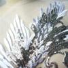 Patch Sequin Embroidery Sequin Appliques Phoenix Tail DIY Sew On Patch Embroidery Patch Wedding Gown DIY Decoration