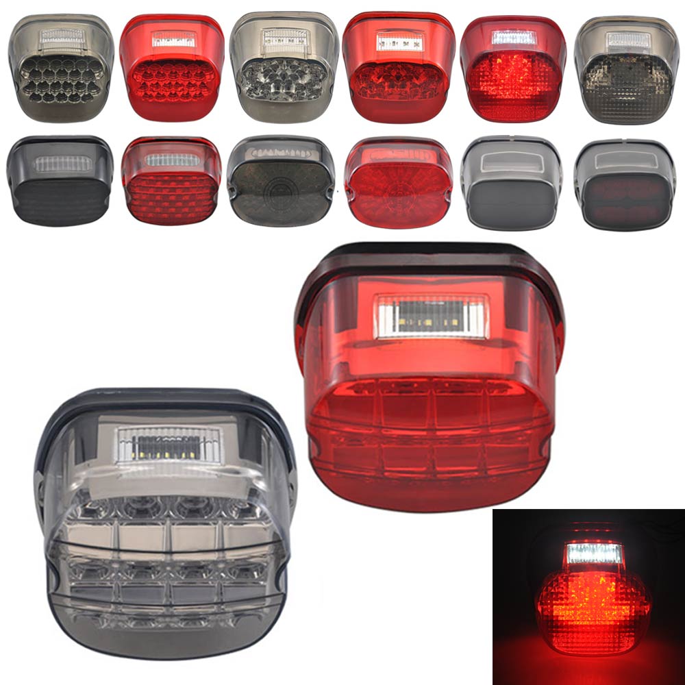 Motorcycle LED Taillight Rear Brake Light For Harley Touring Road King Electra Street Glide FXDL 1999-2008 Turn Signal Tail Lamp