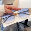 Square Metal Sunglasses With Pc Lenses For Fashion And Travel