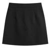 Frühling 2024 Damen High-Waist A-Linien Schwarzer Rock - College-Stil, Slim Fit, Modisch & Elegant