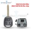 MYREMOTEKEY DENSO Car Remote Key Fob Control 736670-A TOY47 304/315/434 Mhz 3 Button PN 89071-05010 for Toyota Avensis 2004-2009