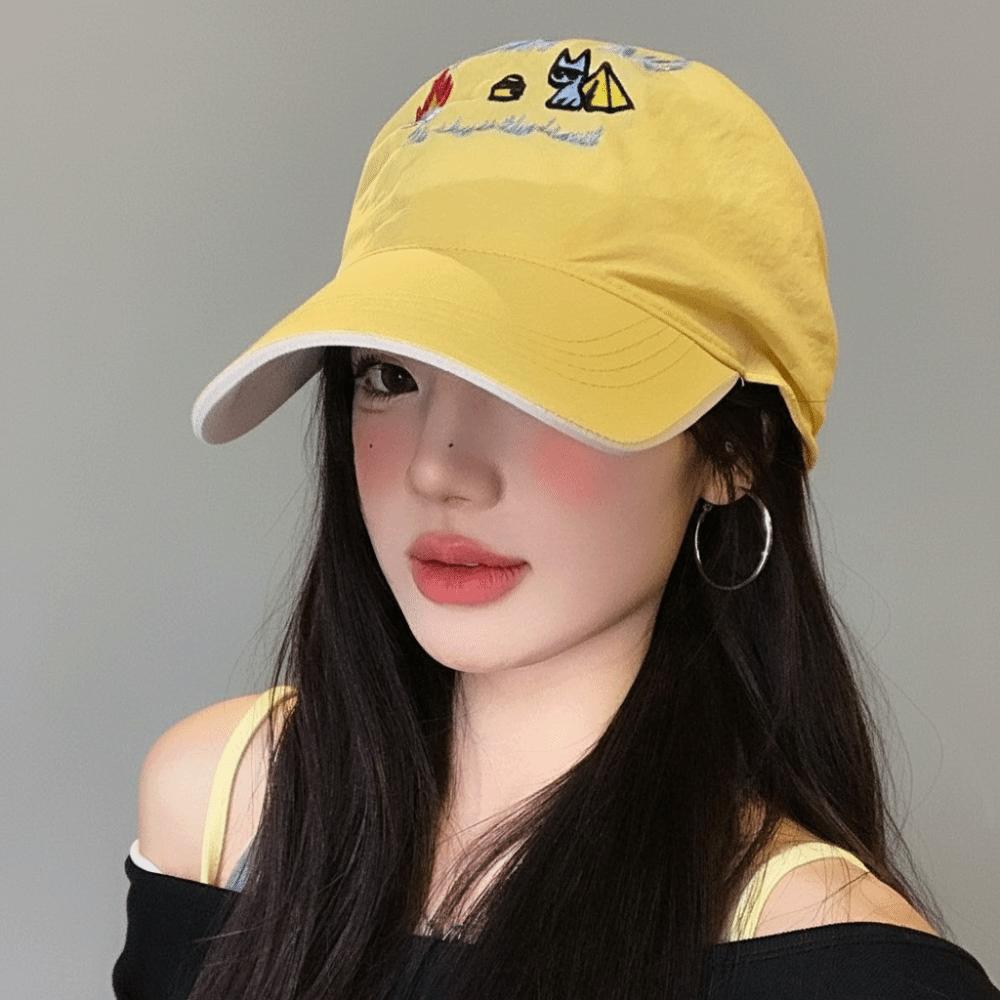 Cotton Triangle Headscarf Baseball Cap Breathable Sunshade Baseball Cap  Versatile