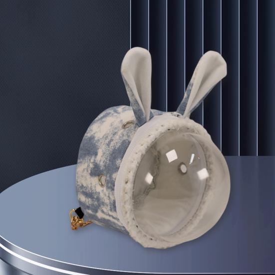 Hamster Carrying Bag Multiple Pockets Metal Chain Soft Small Pet Guinea Pig Travel Backpack Pet Supplies