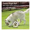 SCHITEC Dog Toy with Sound Ball [Set of 2] Chewing Toy, Stress Relief, Lack of Exercise, Durable Training Toy, Suitable for Large, Medium, and Small