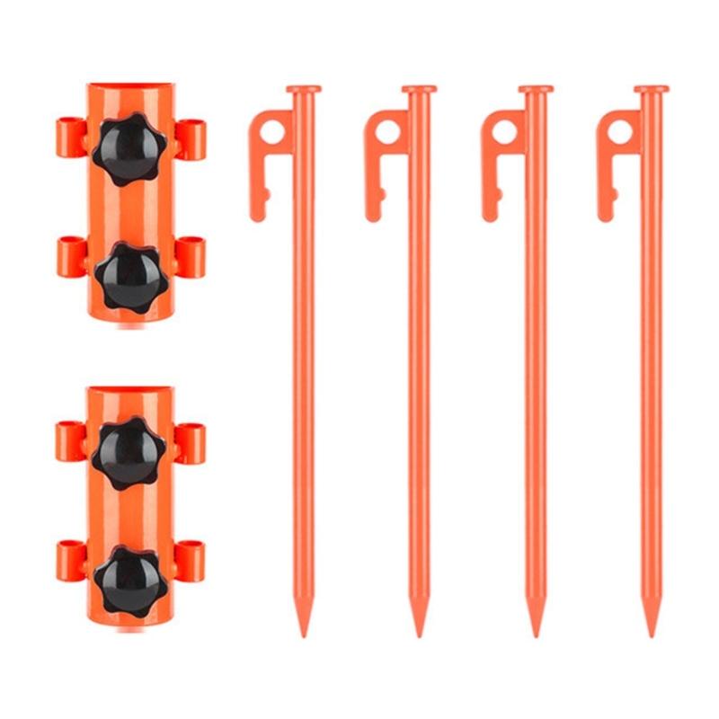 Camping Metal Tents Tube Suit Stainless Umbrellas Rod Outdoor Ground Holder for Reliable Stability