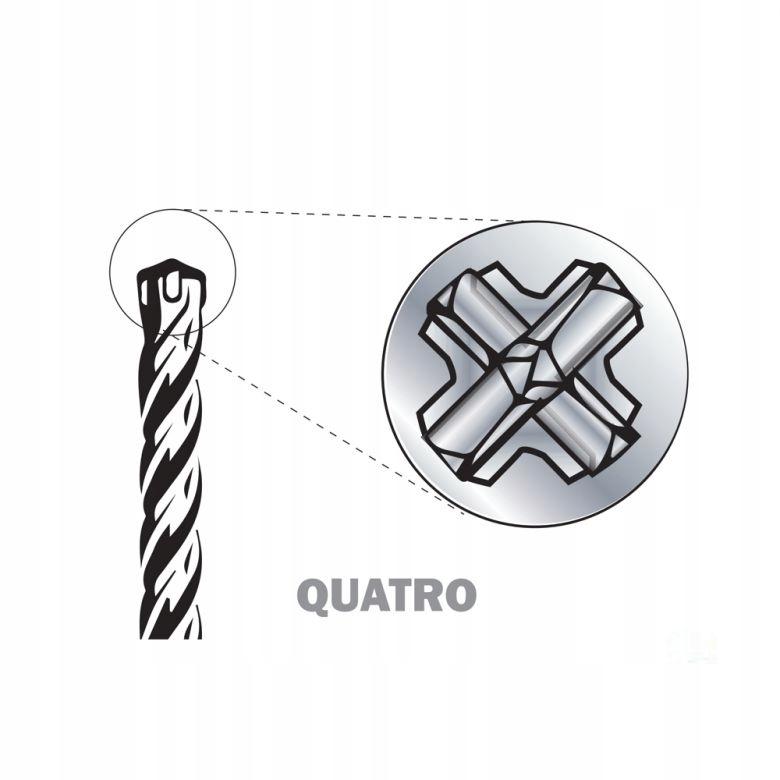 SDS plus quatro concrete drill bit 6 x 110x50 mm