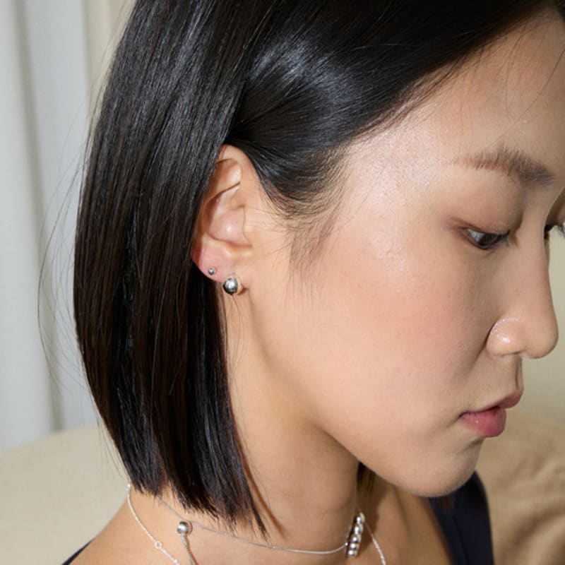 SULTANA Ball Onetouch Earring 8mm