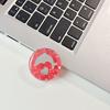 Rhinestone Dolphin Heart Mirror Magnetic Phone Holder - Stylish Desktop Accessory for Women