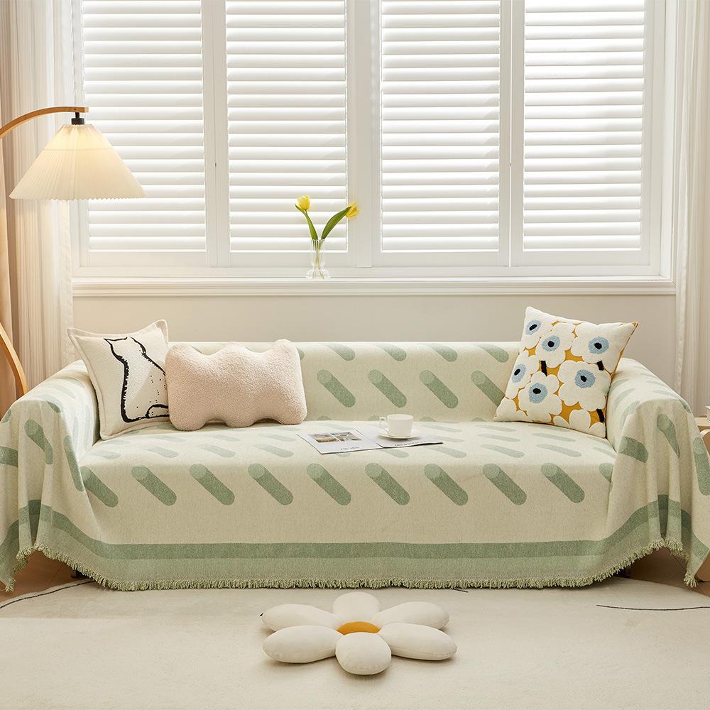 Full Cover Cloth Sofa Towel Four Seasons Universal Modern Simple Cushion All-Inclusive Sofa Cover Cushion Cover Towel Anti-Cat Scratch