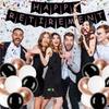 Party zum Thema Ruhestand: „HAPPY RETIREMENT“ Buchstaben-Girlande, Ruhestands-Dekorationen und Ballon-Ornamente