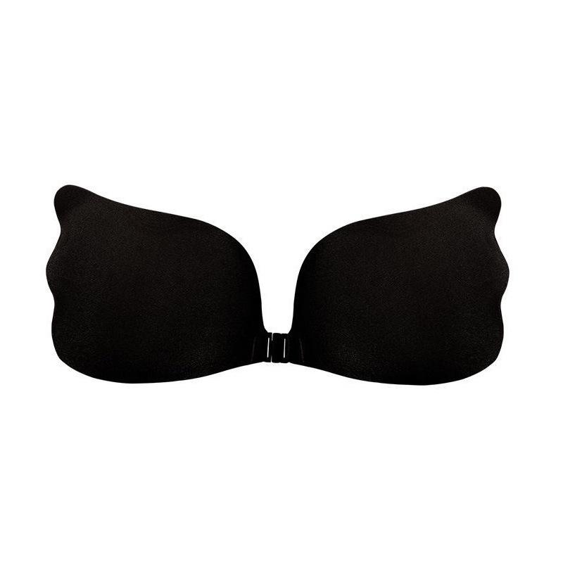 Lala Goddess Push-up Strapless Silicone Nipple Covers - Invisible Angel Wings Design Breast Pads