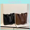 Versatile Women's Large Pu Tote Bag With Spacious Design And Magnetic Closure