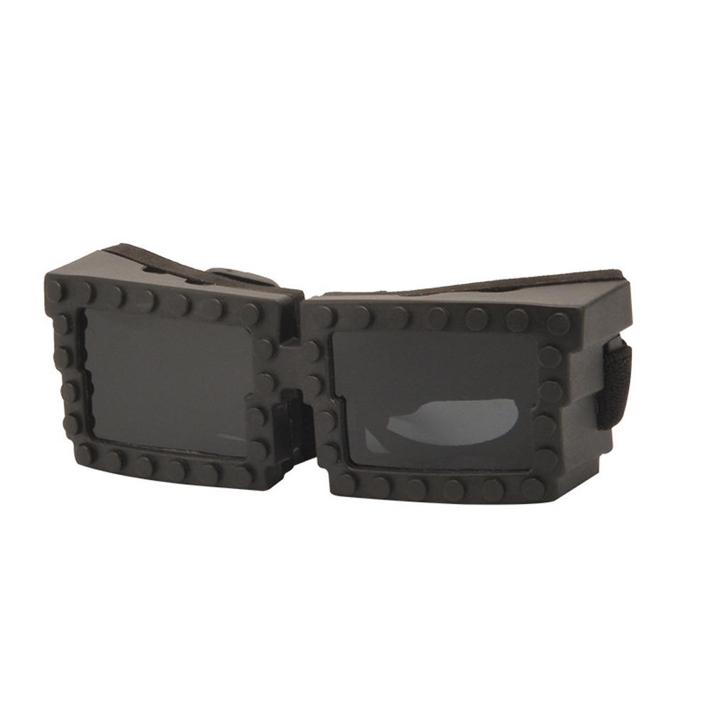 

Breathable Dog Goggles Building Block Protective Eyewear Fashion Pet Sunglasses Pet Birthday Party чёрный