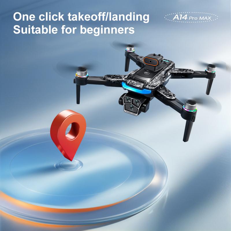 Upgrade A14 Pro Max Drone Aerial 8K HD Dual-Camera 5G WIFI GPS Brushless Motor Optical Flow Obstacle Avoidance RC Drone 10000M