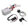 Controller per Bicicletta Elettrica 12V 500W Interruttore Controllo Velocità Set Chiave di Blocco per Tricicli Elettrici Motociclette