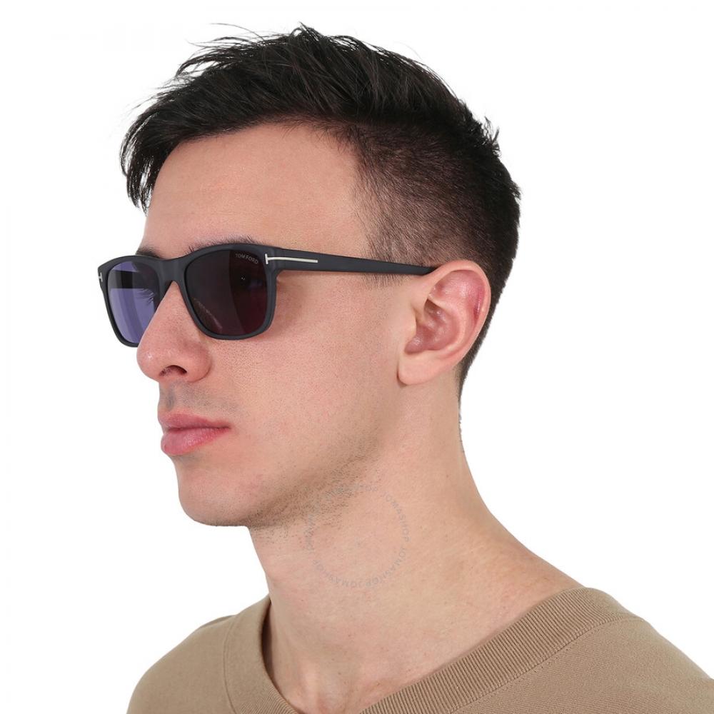 Giulio Blue Rectangular Men S SunglaSSeS Ft0698 02v 57