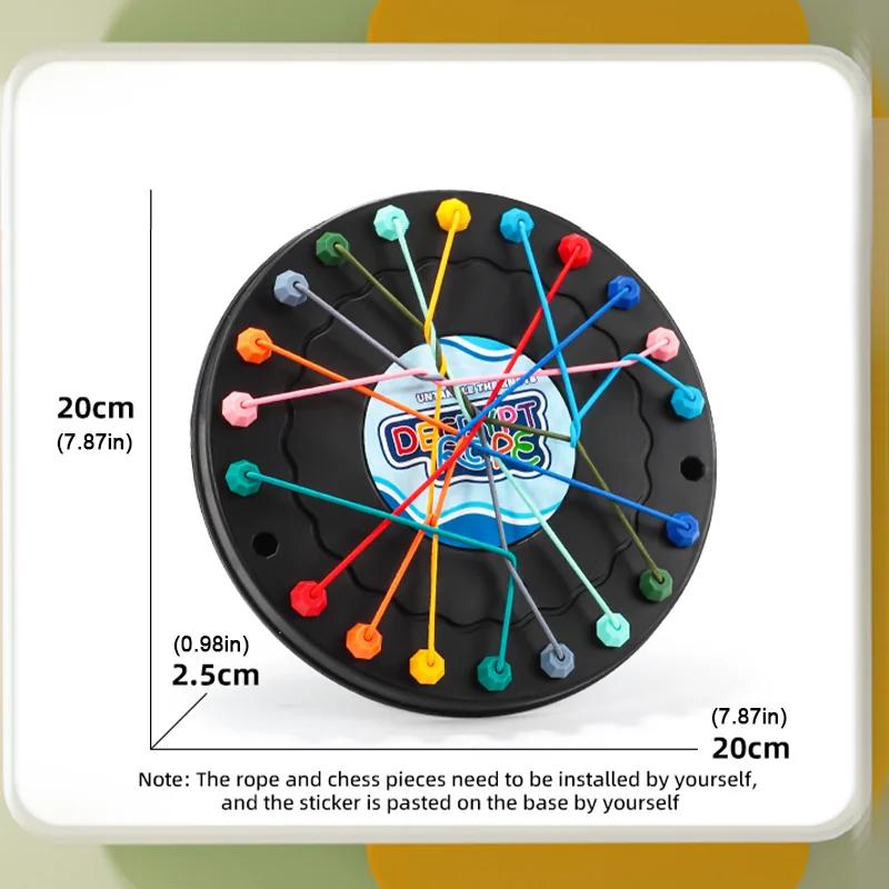 New Rope Untangling Challenge Twisted Rope Puzzle Toy Children Decoding Game Logical Training