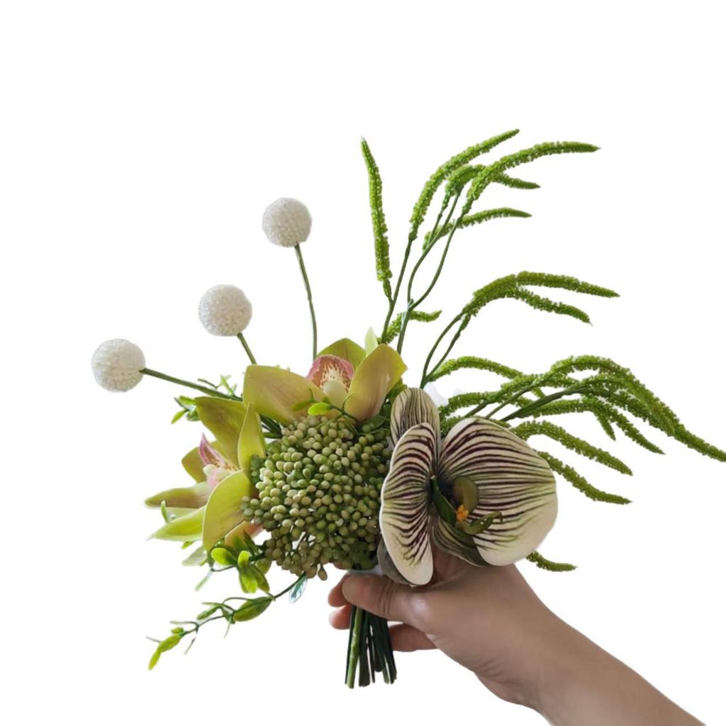 Modern Silk Flower Bouquet: Ingenious Design for Home Decor, Weddings, and Photography