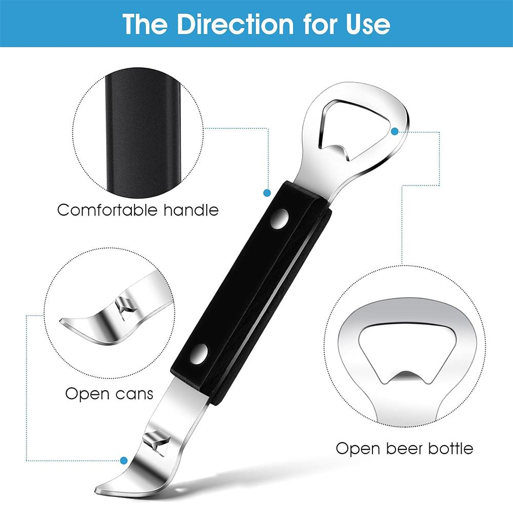 2pcs 2 in 1 Can Punch Opener for Camping and Traveling Drink Beer and Drinks