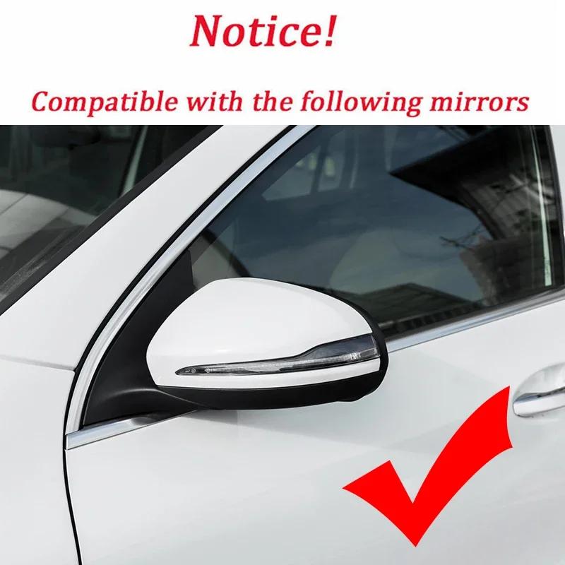 For Mercedes Benz C GLC S E Class W205 X253 W222 W213 Replacement Carbon Black Side Rearview Mirror Cover Caps Shell For LHD RHD