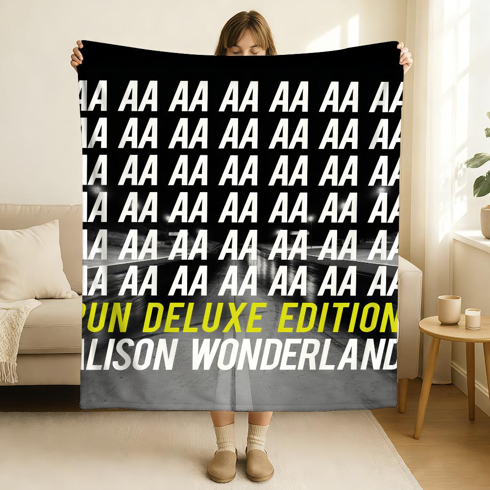 Singer Alison Wonderland GHOST WORLD Blanket Soft and Skin Friendly For Couch Bed Napping Bedspread All Seasons Comforter