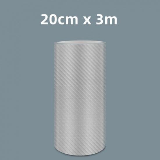 Universal Carbon Fiber Patterned Clear Transparent Car Door Sill Tape Sticker