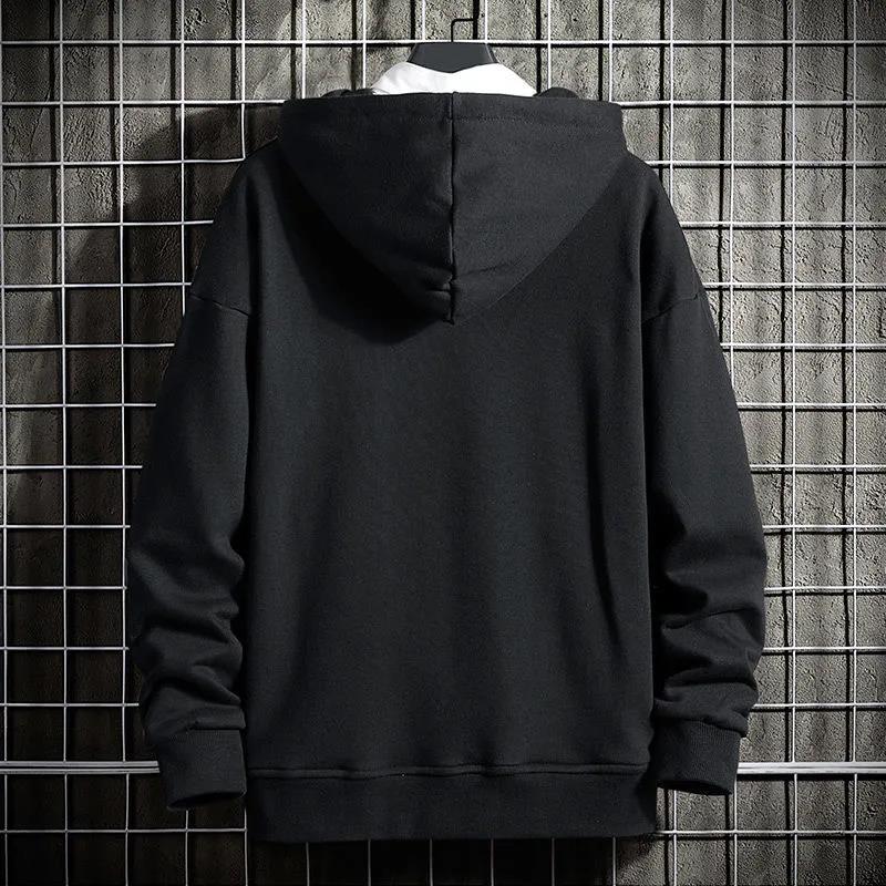 Men Hooded Pullover Suit Spring Teen Student Clothing Sports Suit Casual Sweater and Pants for Young