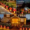 LED Solar Mushroom String Lights for Outdoor Garden and Courtyard Decor