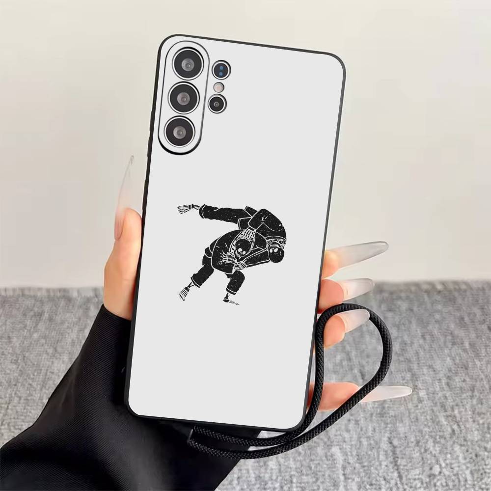 

Jujitsu Judo Phone Case For Samsung S25,S24,S21,S22,S23,S30,Ultra,S20,Plus,Fe,Lite,Note,10,Black Cover Samsung S26
