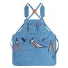 Art Studio Cross-Border Long Smock Apron, Oil & Watercolor Painting Canvas Apron