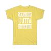 Gift T-Shirt : Straight Outta Afghanistan Afghan