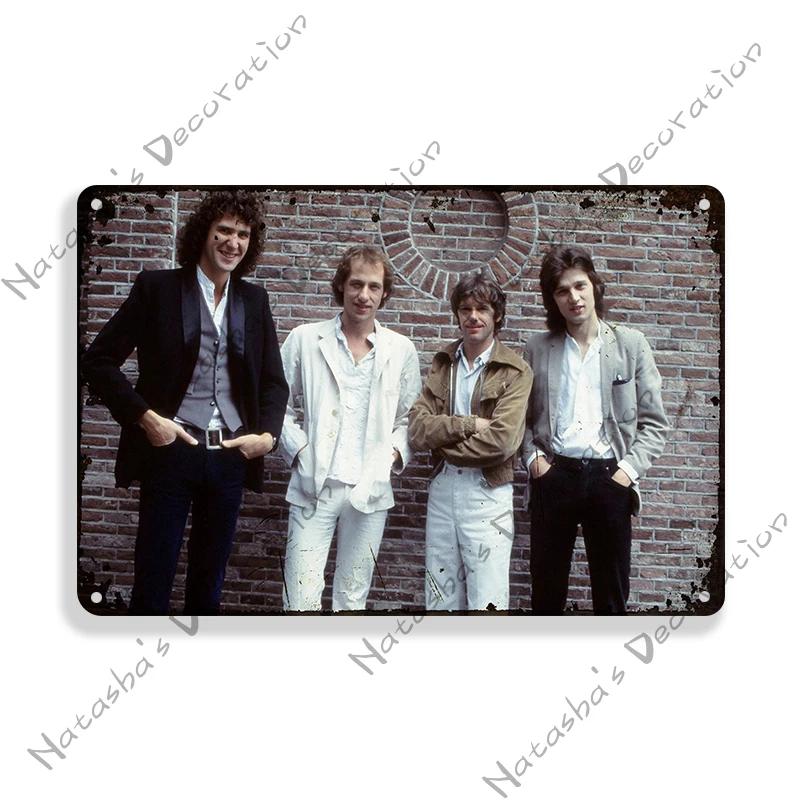 Rock Band Metal Plate DIRE STRAITS Band Decorative Plate Metal Tin Sign Vintage Metal Plaque Bar Club  Signs Wall Decor