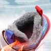 Winter Kids Sneakers Warm Fur Shoes Running Children's Boy Non-Slip Plus Furry Waterproof Leather Girl Casual Trekking Shoes