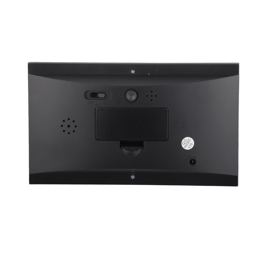 Budzik Kolorowy Ekran Wielofunkcyjny Kalendarz Zegar Temperatury i Wilgotności