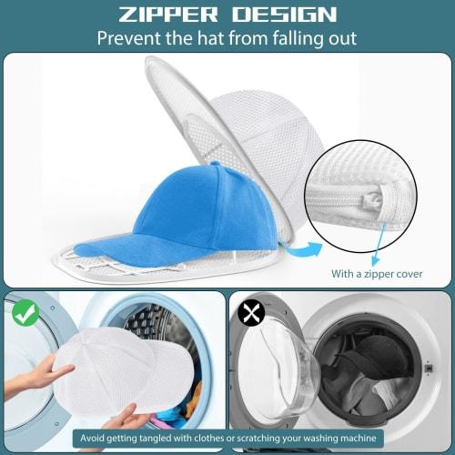 Fododo Cap Washer, Hat Washing and Shape Preservation for Baseball Caps, Washing Machine or Dishwasher Safe, Hat Washing Frame for Adults and Children