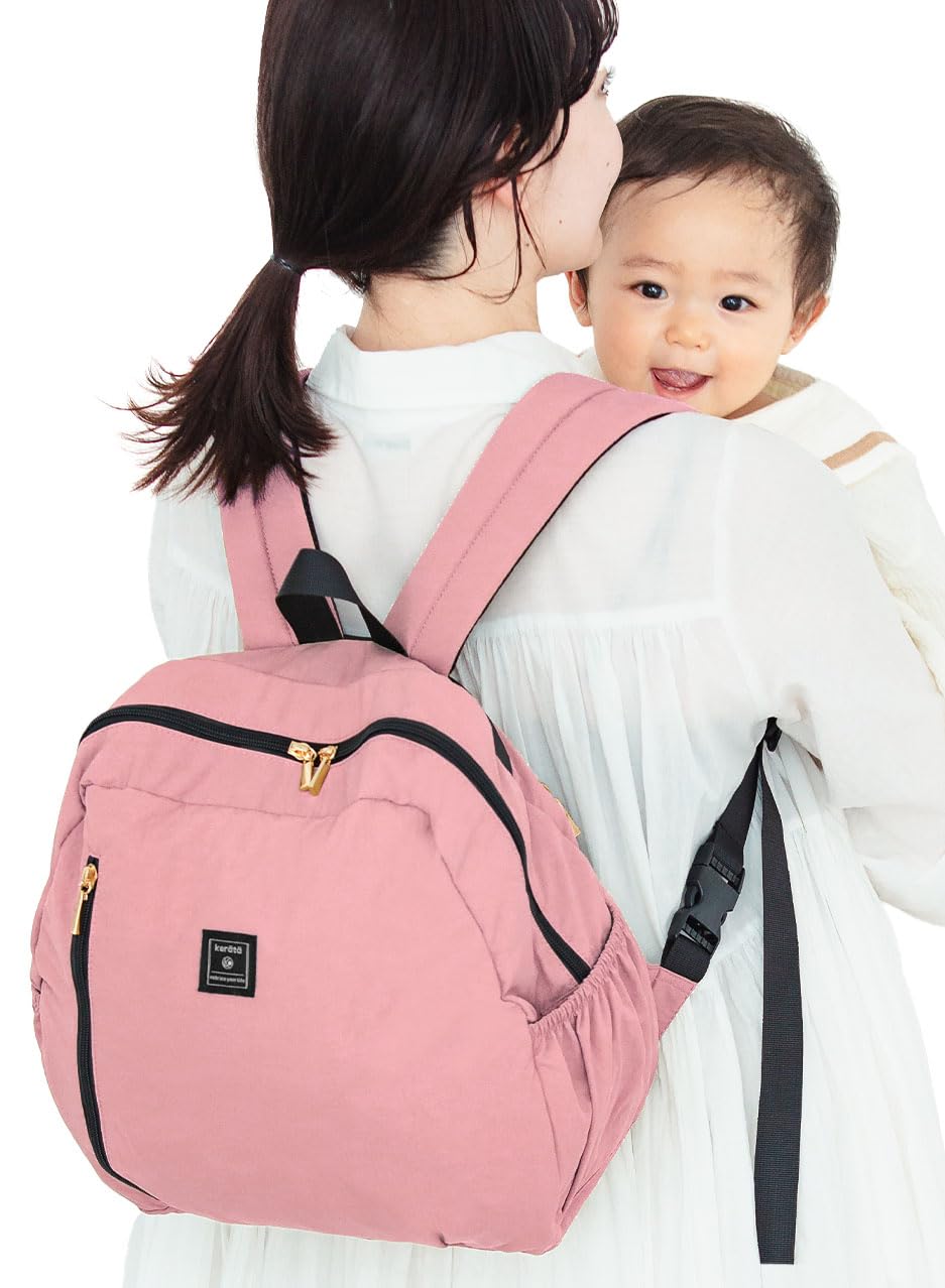 

Minimal Backpack Bag Backpack Minimal Large Capacity Lightweight Mom Backpack Small [Keratta] Mother s [Enough Storage] Women s (Pink) розовый