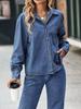Damen Retro Raglanärmel Denimhemd - Frühling/Herbst Mode Langarm Baumwolltop