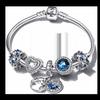 Shining Galaxy Set 925 Silver Bracelet Women's Silver Silver 19
