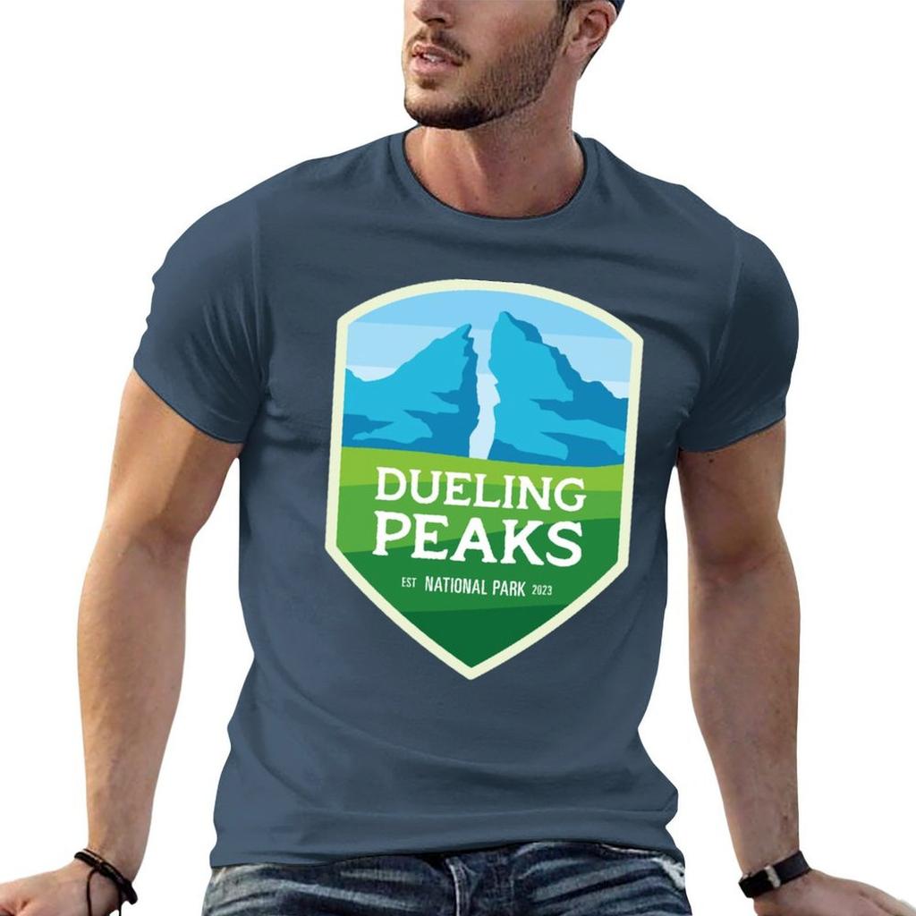 Dueling Peaks National Park Tshirt Funny Gifts Basketball Graphic Tees Unisexs Graphic Tshirts Funny