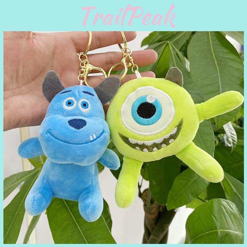 Adorable Plush Sulley Toy Keychain Cute Cartoon Character Accessory For Monsters University Fans