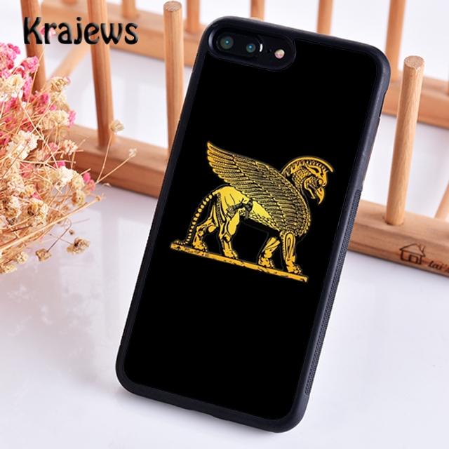 Lamassu Assyrian Winged Lion Phone Case Cover For iPhone 17 Air 16 15 14 plus 12 13 pro max Fundas