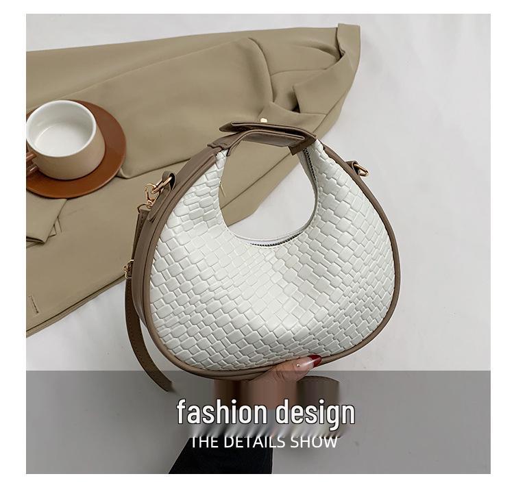 2025 Ρετρό Γυναικεία Τσάντα Χιαστί Σχήμα Ημισελήνου – Ειδικού Σχεδιασμού Τσάντα Ώμου