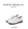 Red Dragonfly Women's Genuine Leather Flat Casual Shoes - Soft Sole Cowhide Mother’s Spring Work Shoes